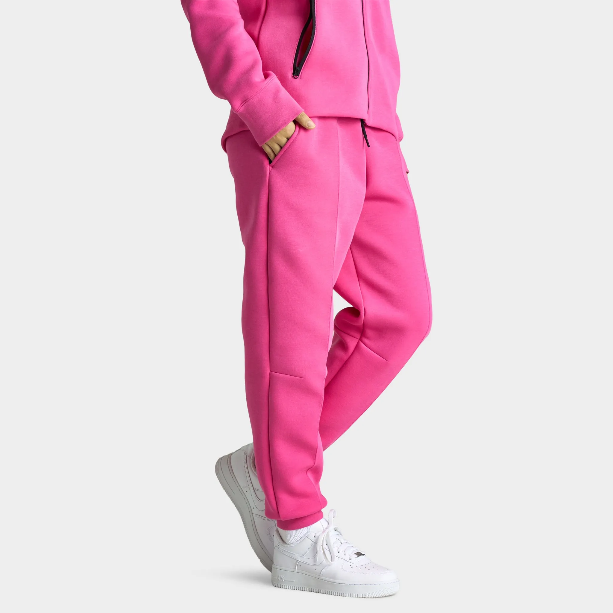 Nike Sportswear Women's Mid-Rise Tech Fleece Joggers Alchemy Pink / Black