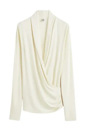 Overlapped Jersey Top