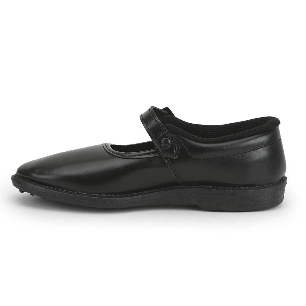Prefect Black Ballerina Dress School Shoes For Kids S/GIRL (N) By Liberty