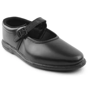 Prefect Black Ballerina Uniform School Shoes For Kids NS/GIRLV By Liberty