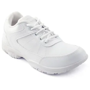 Prefect White Lacing Uniform School Shoes For Kids SCHZONE By Liberty