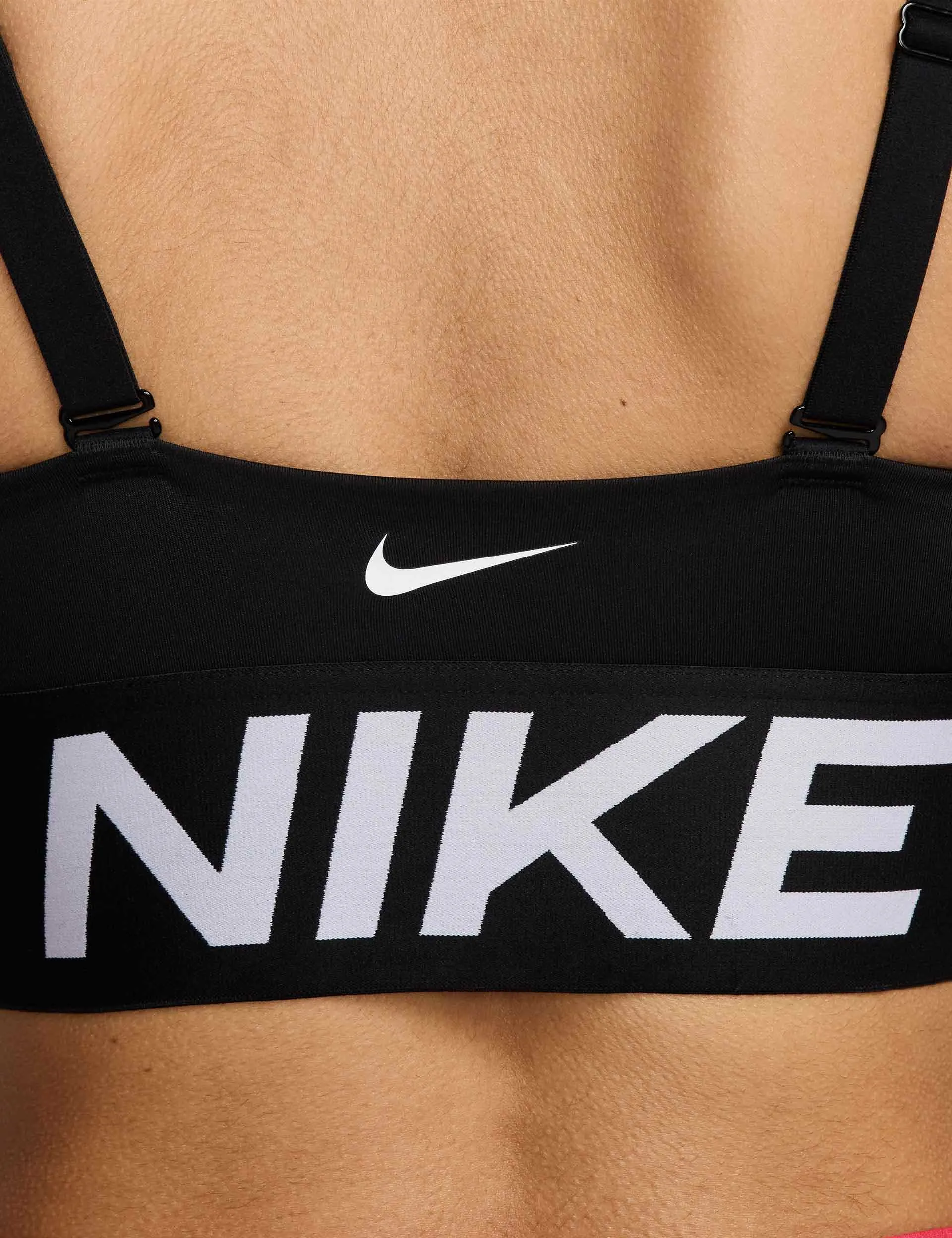 Pro Indy Plunge Medium-Support Sports Bra - Black/White