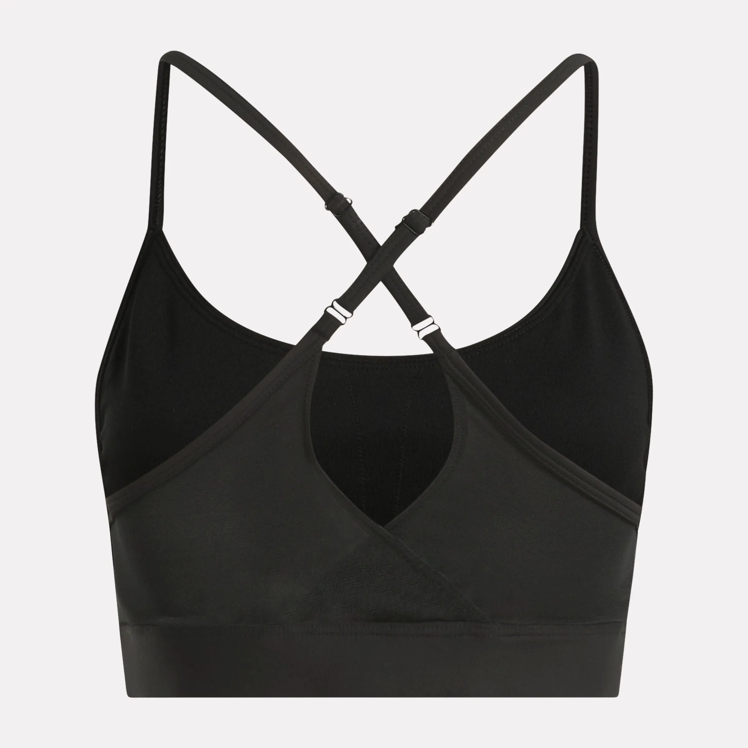 Reebok Lux Strappy Sports Bra Black