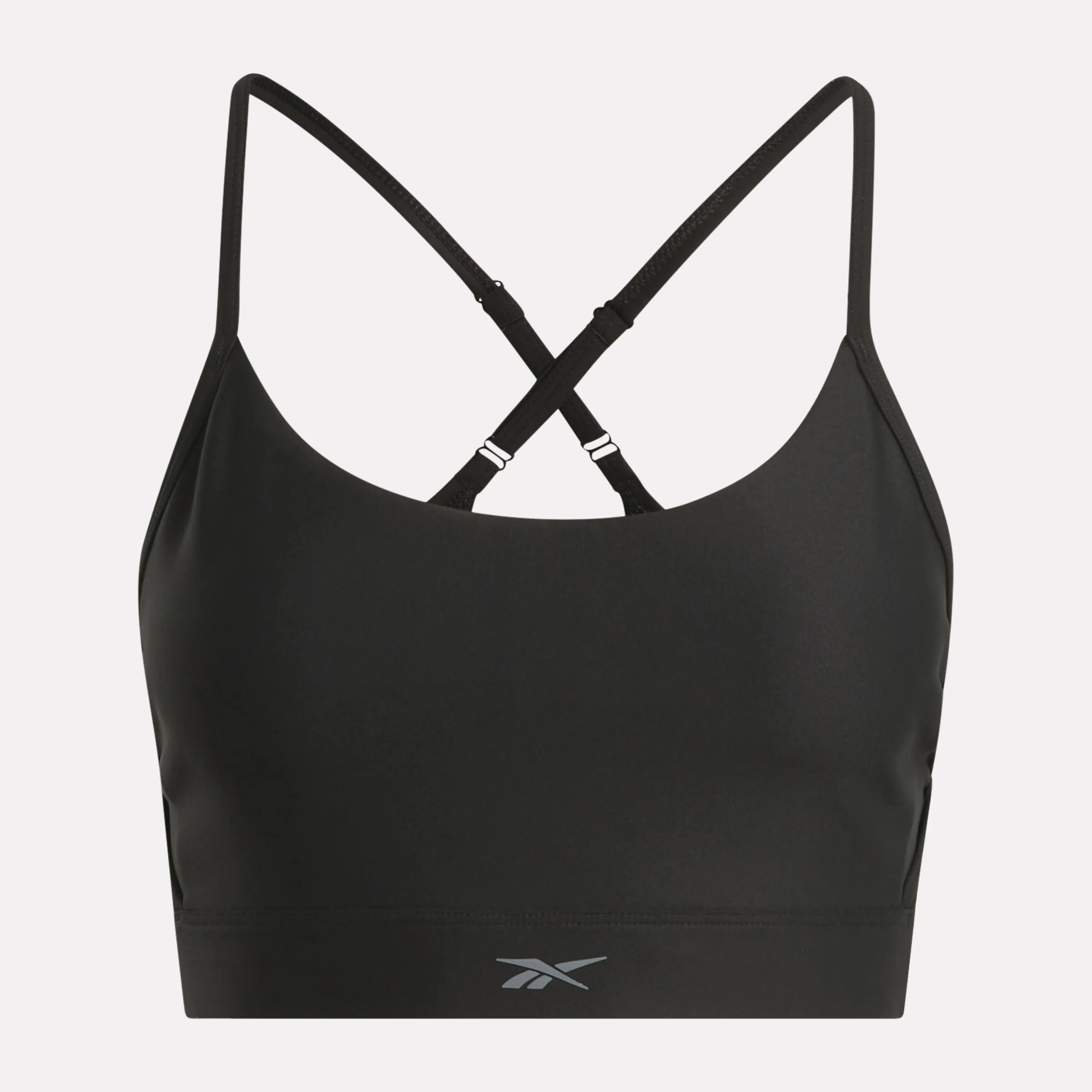 Reebok Lux Strappy Sports Bra Black