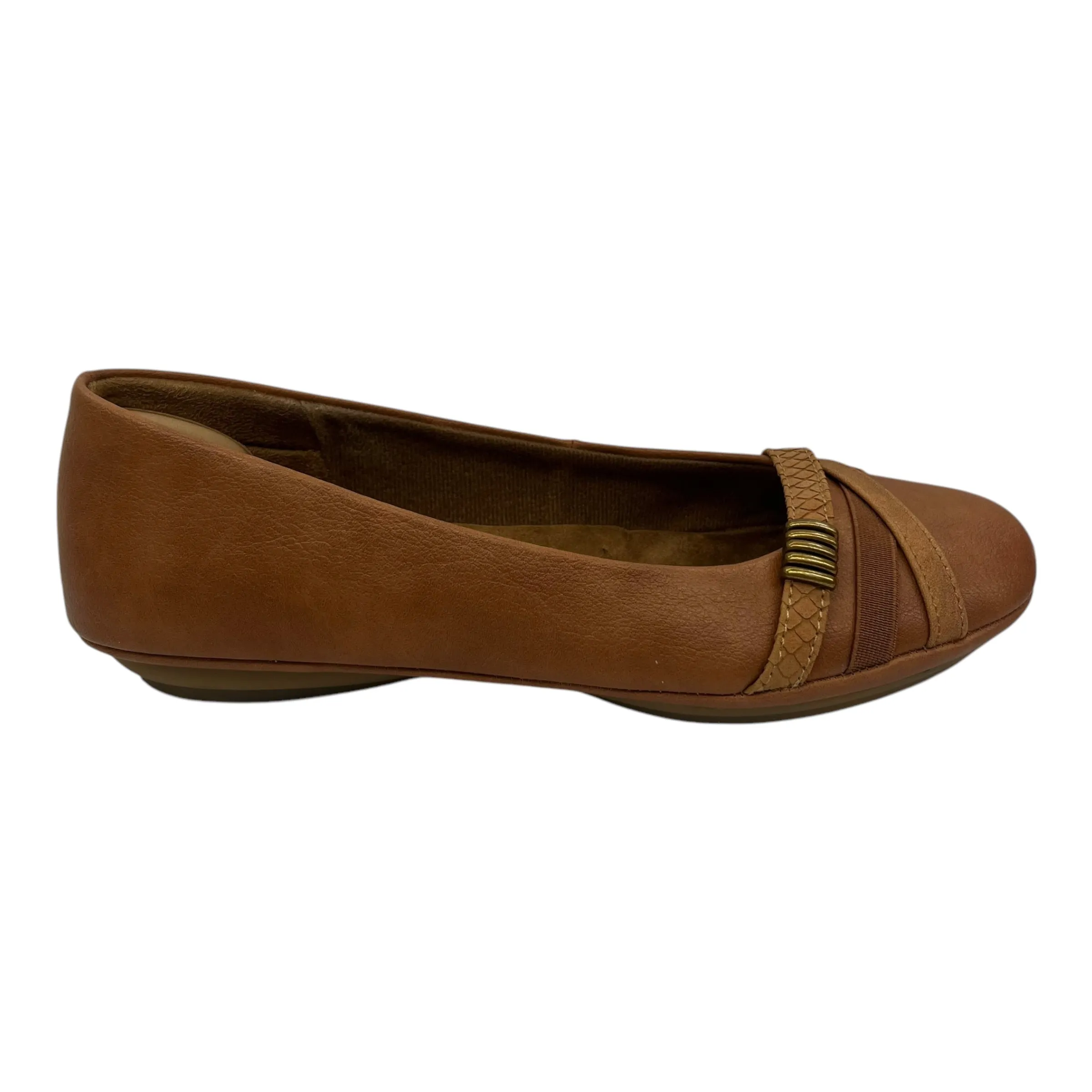 Shoes Flats By Sofft In Brown, Size:7