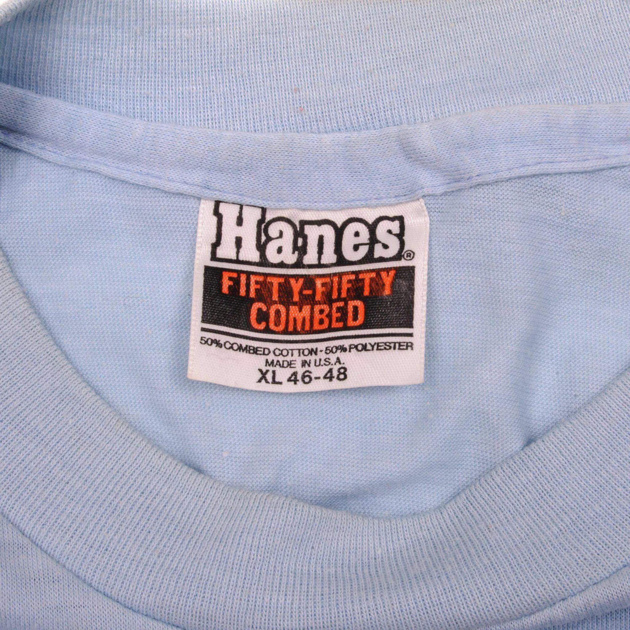 VINTAGE NFL HOUSTON OILERS TEE SHIRT 1970s SIZE MEDIUM MADE IN USA