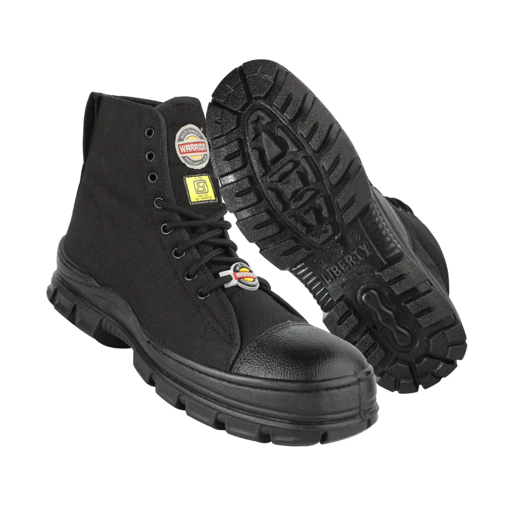 Warrior Black Lacing Defence Jungle Boot for Men 8846 By Liberty