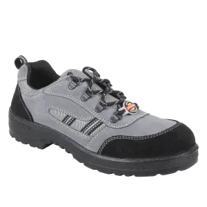 Warrior Grey Steel Toe Industrial Safety Shoe for Men 98-254 By Liberty