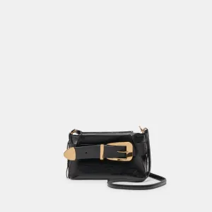 WENDY CROSSBODY BLACK LEATHER