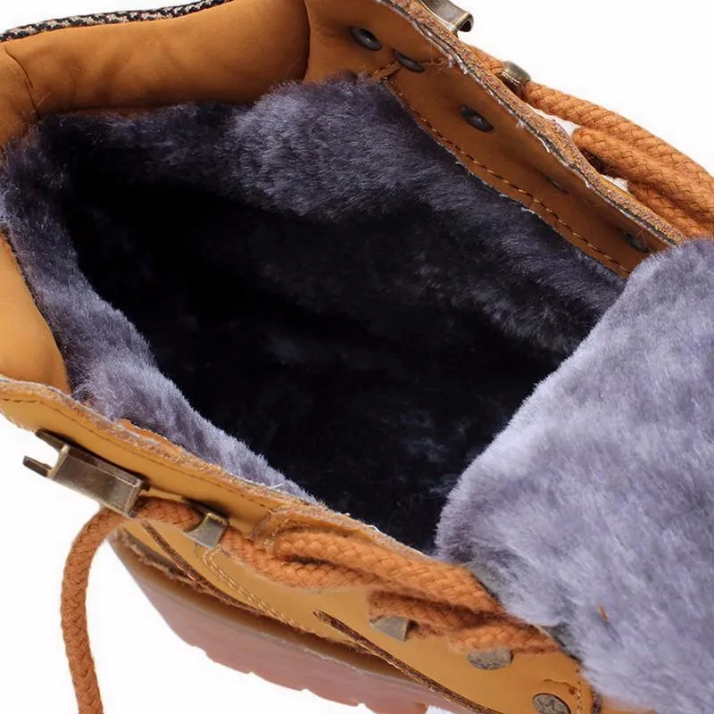 West Louis™ Plush Inside Winter Men Boots Shoes