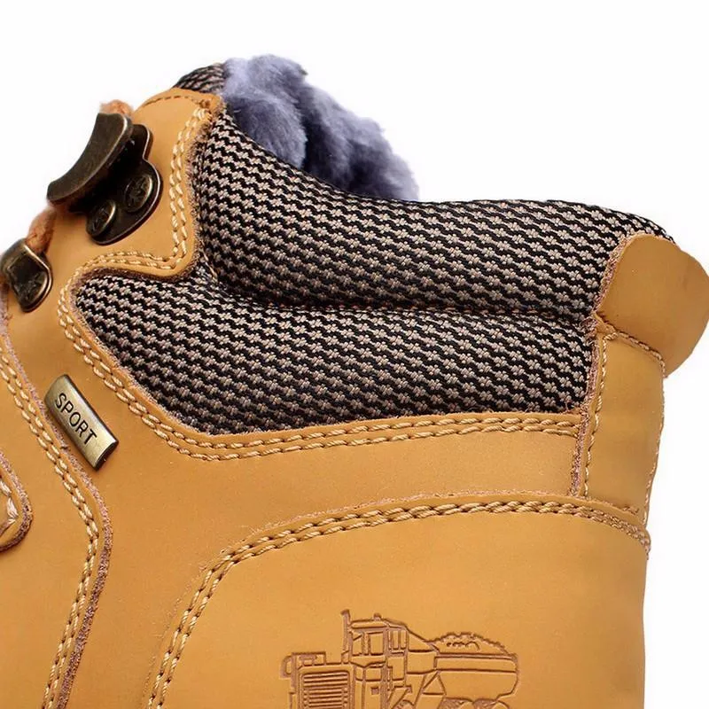 West Louis™ Plush Inside Winter Men Boots Shoes