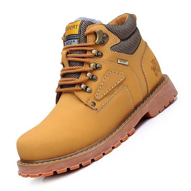 West Louis™ Plush Inside Winter Men Boots Shoes