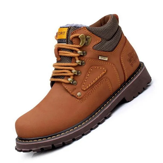 West Louis™ Plush Inside Winter Men Boots Shoes