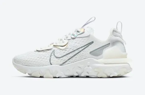 Women Nike React Vision White Iridescent