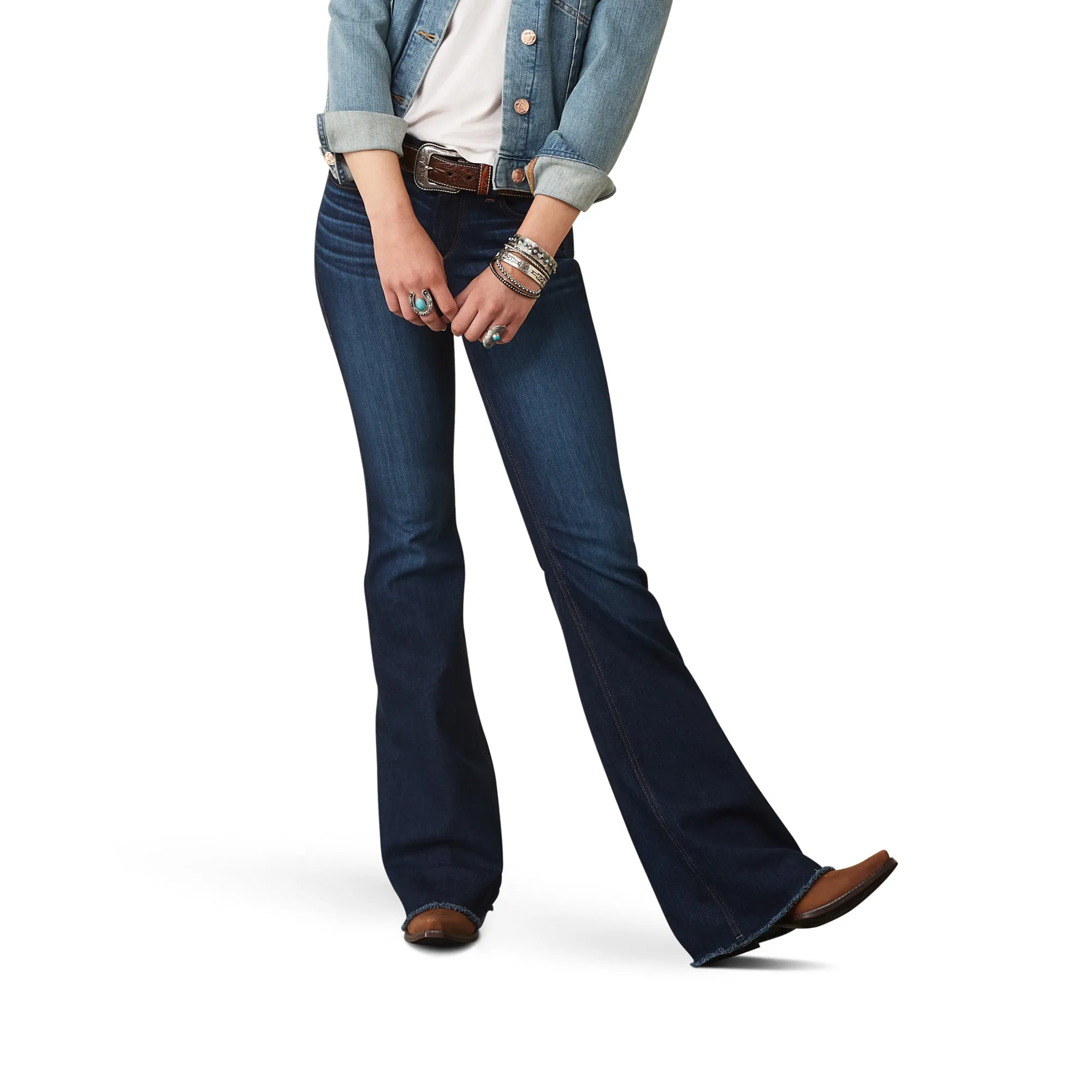 Women’s Ariat R.E.A.L. Perfect Rise Yrises Flare Jean #10044385